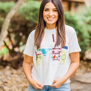 Queen of Sparkles Margarita T-shirt Sequin Drinks Size XL *